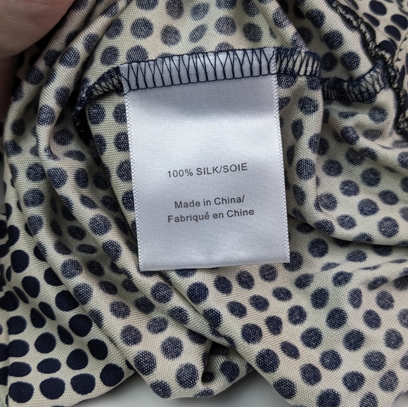 Tory Burch 100% Silk Polka Dot Dress S - Picture 7 of 7